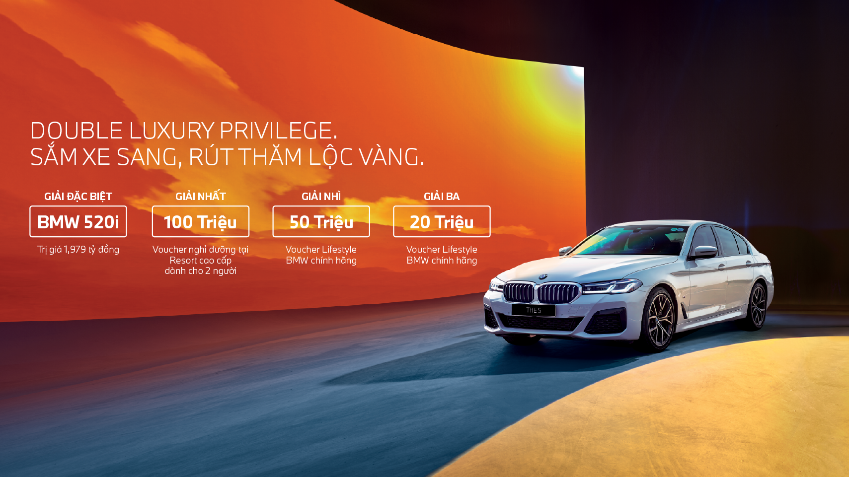 CƠ HỘI RÚT THĂM TRÚNG THƯỞNG BMW 520i